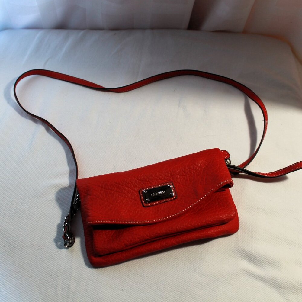 Nine West Red Foldover Crossbody Bag
